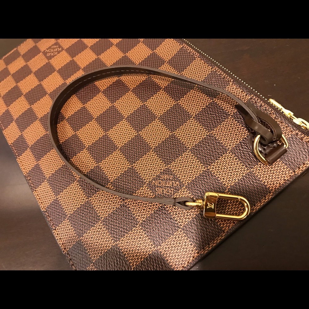 Louis Vuitton Neverfull Pochette / Wristlet Damier - Picture 3 of 8